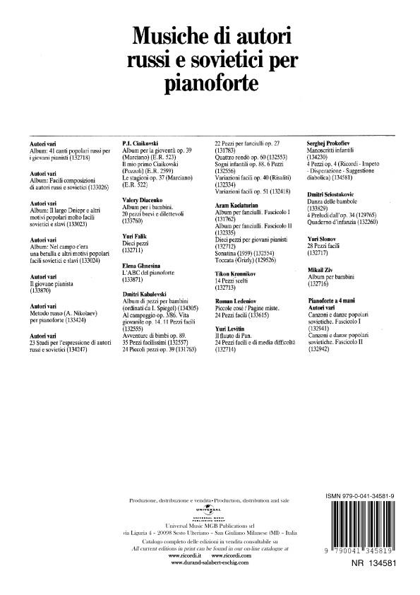 PROKOFIEFF S. - PIEZAS (4) - OP.4 3