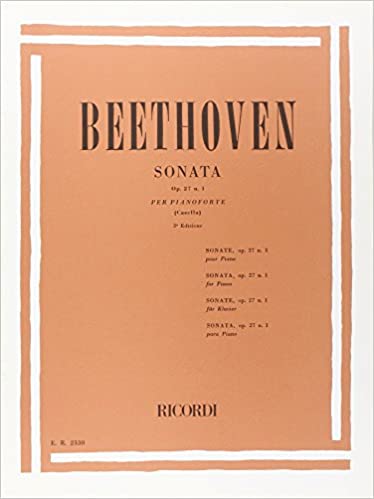 BEETHOVEN L.V. - SONATA Nº13 MIb M - OP.27 Nº1