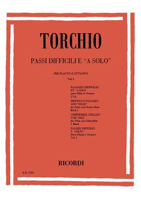 TORCHIO B. - PASAJES DIFICILES Y SOLOS V. 1 (FL o PICOLO)