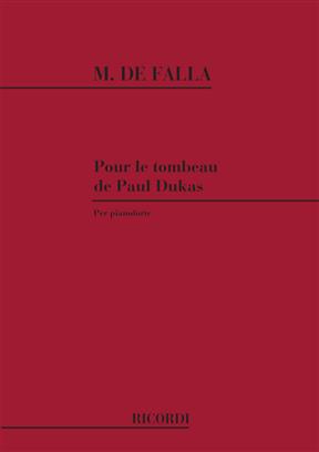 FALLA M. - HOMENAJE A DUKAS -