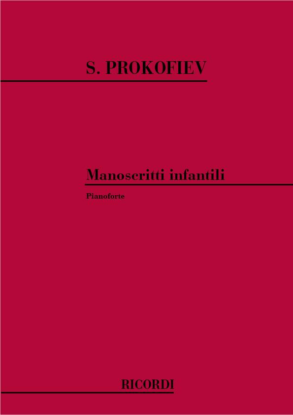 PROKOFIEFF S. - MANUSCRITOS INFANTILES -