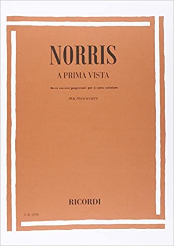 NORRIS J. - A PRIMERA VISTA - PIANO -