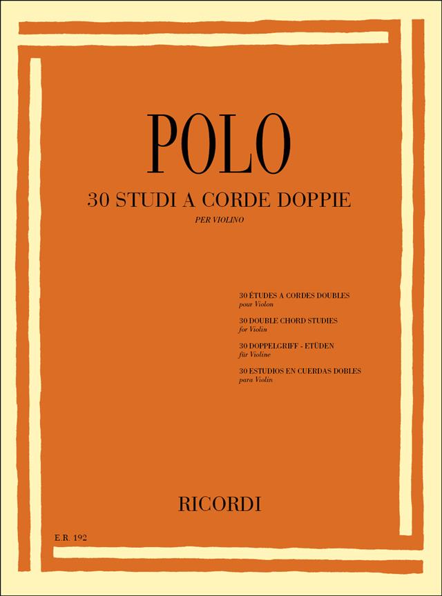 POLO E. - ESTUDIOS DE DOBLES CUERDAS (30) -