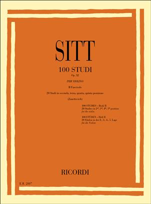 SITT H. - ESTUDIOS V.2 (2ª a 5ª POSICION) (100) - OP.32