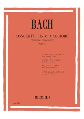 BACH J.S. - CONCIERTO Nº2 MI M - BWV.1042
