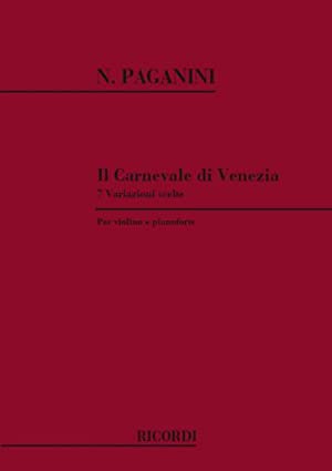 PAGANINI N. - CARNAVAL DE VENECIA -