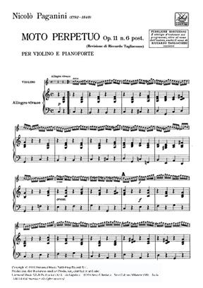 PAGANINI N. - MOTO PERPETUO Nº6 POSTUMO - OP.11 2