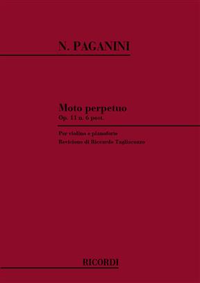 PAGANINI N. - MOTO PERPETUO Nº6 POSTUMO - OP.11