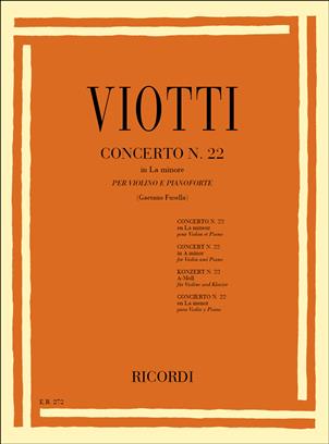 VIOTTI G.B. - CONCIERTO Nº22 LA m -