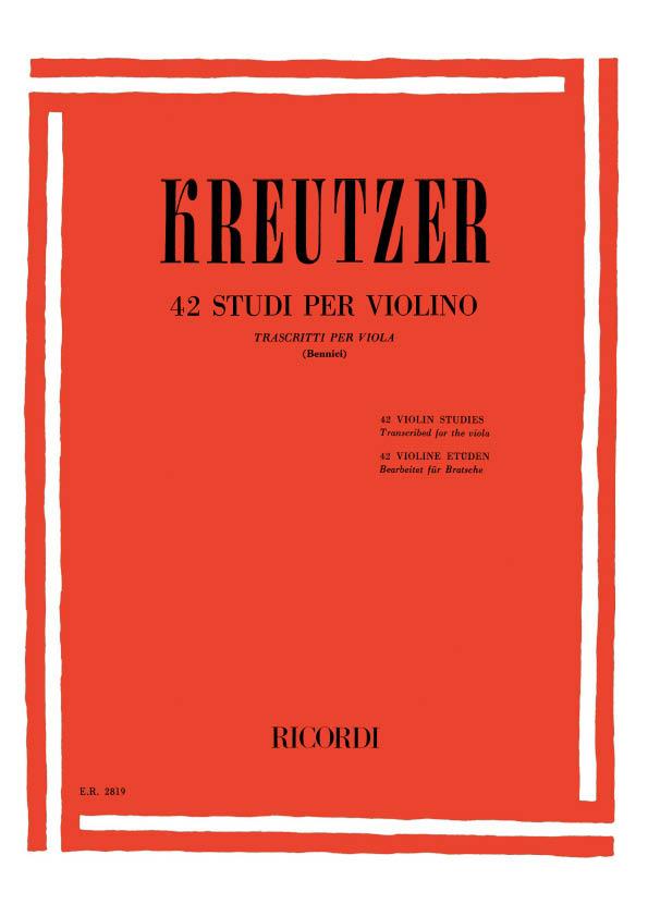 KREUTZER R. - ESTUDIOS (42) - VIOLA -