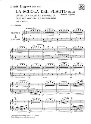HUGUES L. - ESCUELA FLAUTA - OP.51 Nº3