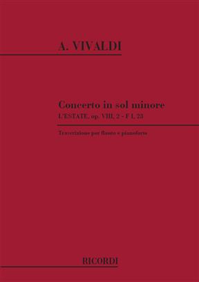 VIVALDI A. - CONCIERTO SOL m OP.8 Nº2 VERANO - RV.315