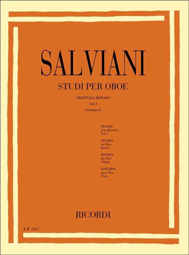 SALVIANI C. - ESTUDIOS V.1 - OBOE-
