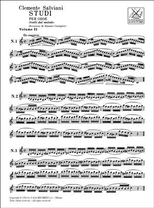 SALVIANI C. - ESTUDIOS V.2 - OBOE- 2