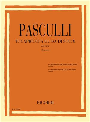 PASCULLI A. - CAPRICHOS (15) -OBOE
