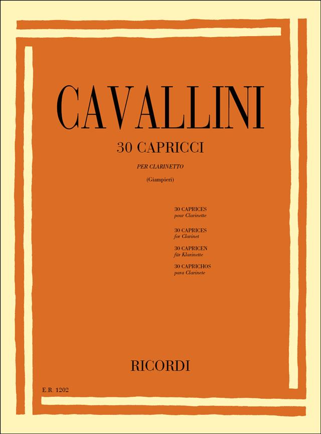 CAVALLINI E. - CAPRICHOS (30) - OP.1-5
