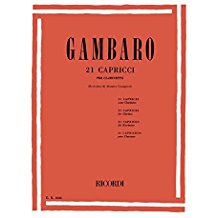 GAMBARO V. - CAPRICHOS (21) - CLARINETE