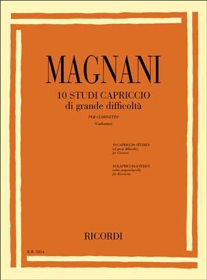 MAGNANI A. - ESTUDIOS CAPRICHOS (10) -  CLARINETE