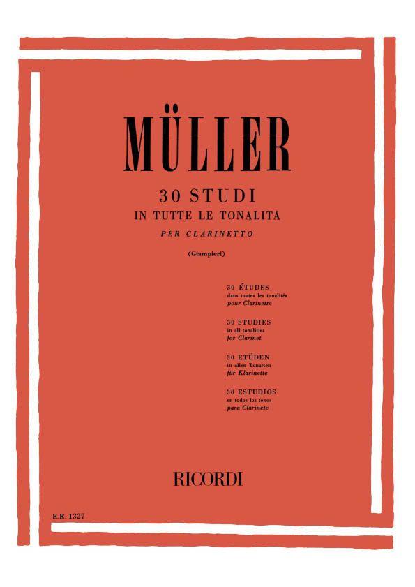 MULLER I. - ESTUDIOS EN TODAS LAS TONALIDADES (30) -