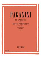 PAGANINI N. - CAPRICHOS (14) Y MOTO PERPETUO - OP.1/OP.11 Nº6 - CLARINETE -