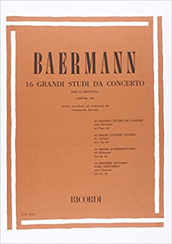 BAERMANN K. - ESTUDIOS DE CONCIERTO (16) - OP.64 (CL)