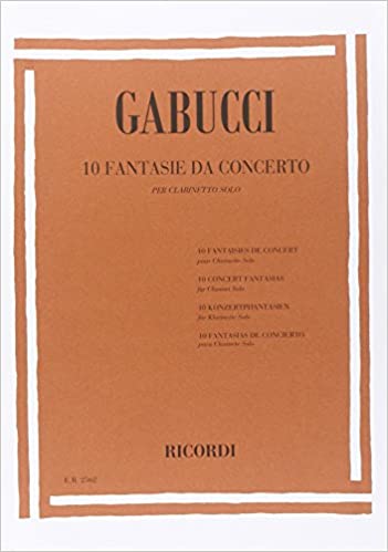 GABUCCI A. - FANTASIAS DE CONCIERTO (10) -