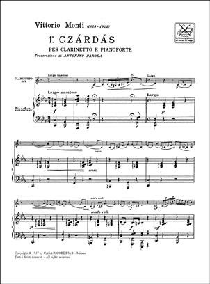MONTI V. - CZARDA Nº1 - (PIANO) 2