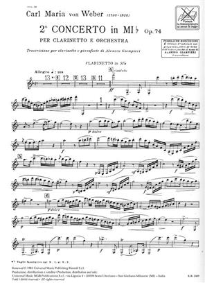 WEBER C.M. - CONCIERTO Nº2 MIb - OP.74 3