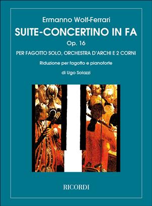 WOLF-FERRARI E. - SUITE CONCERTINO FA - OP.16 -FAGOT Y PIANO