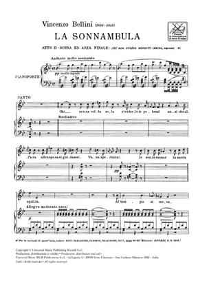 BELLINI V. - AH NON CREDEA MIRARTI (SONAMBULA)      SOP - 2