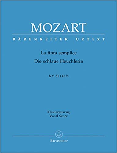 MOZART W.A. - FINTA SEMPLICE -