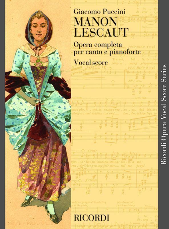 PUCCINI G. - MANON LESCAUT (ITALIANO/INGLES) CANTO Y PIANO