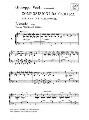 VERDI G. - COMPOSICIONES DE CAMARA - 2