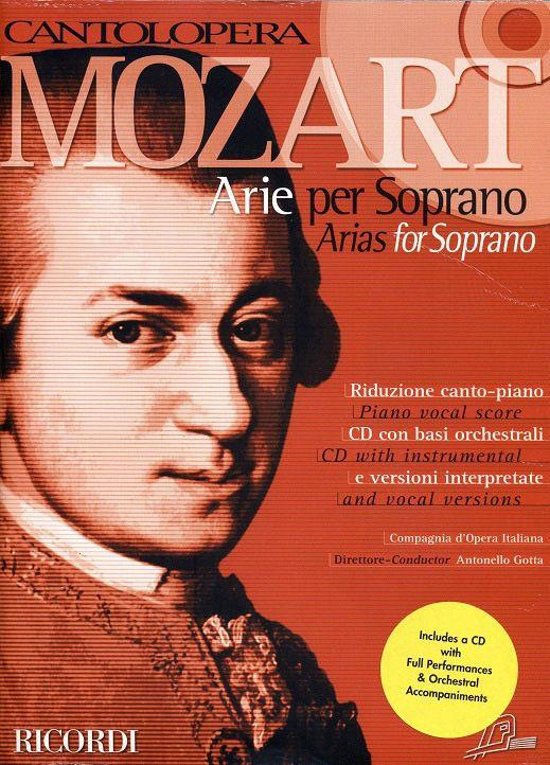 MOZART W.A. - CANTOLOPERA ARIAS PARA SOPRANO (+CD)