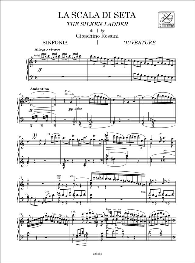 ROSSINI G. - LA SCALA DI SETA - ED. CRITICA 2