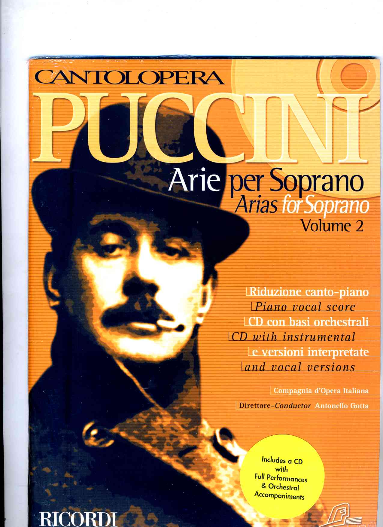 PUCCINI G. - CANTOLOPERA ARIAS PARA SOPRANO Vº2(+CD) -