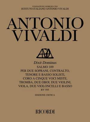 VIVALDI A. - DIXIT DOMINUS RV 595