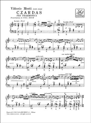 MONTI V. - CZARDAS - ACORDEON - 2