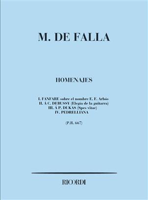 FALLA M. - HOMENAJES -
