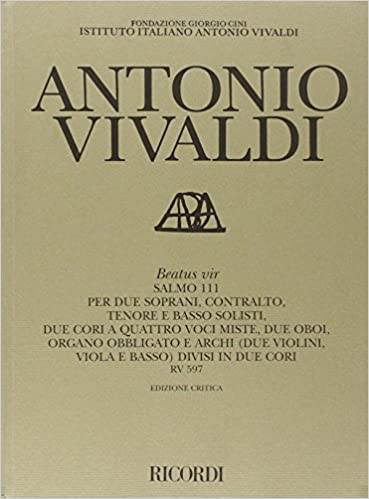 VIVALDI A. - BEATUS VIR IN DUE CORI - RV.597 ED, CRITICA (BOLSILLO)