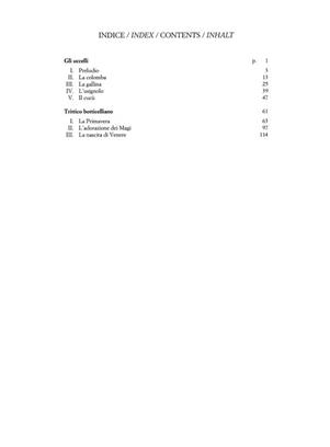 RESPIGHI O. - GLI UCCELLI, TRITTICO BOTTICELLIANO - 3