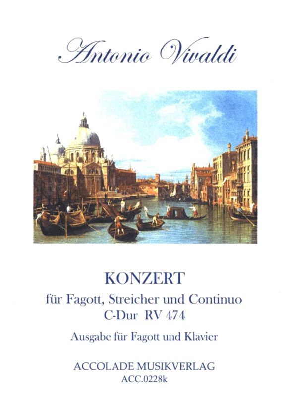 VIVALDI A. - CONCIERTO DO M F.VIII/4 - RV.474