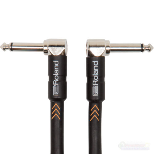 CABLE PATCHEO - ACODADO ROLAND 1M BLACK SERIES