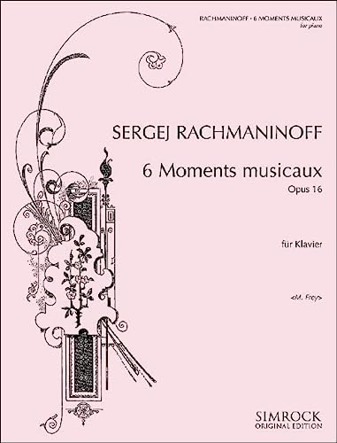 RACHMANINOFF S. - MOMENTOS MUSICALES (6) - OP.16