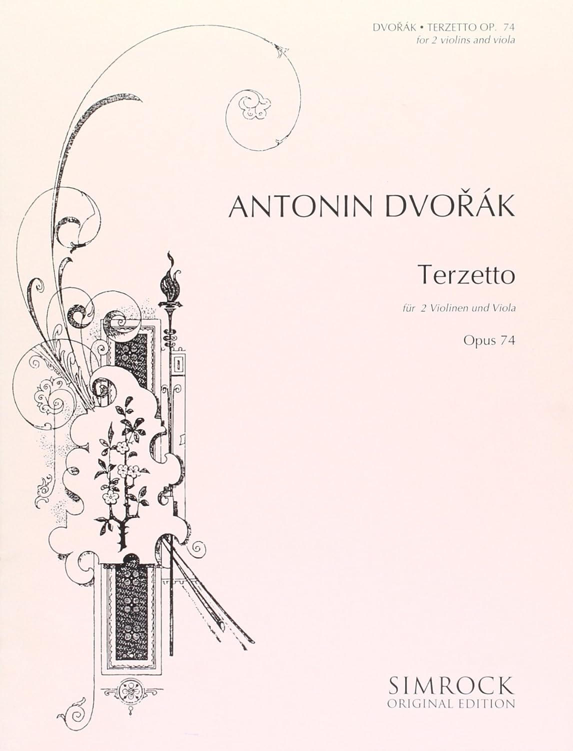 DVORAK A. - TERZETTO DO M (PT)    2V/VA - OP.74