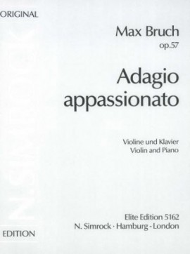 BRUCH M. - ADAGIO APASSIONATO OP.57
