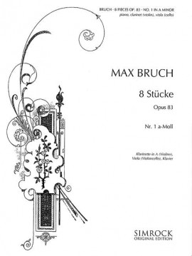 BRUCH M. - PIEZA Nº1 LA m DE 8 PIEZAS CL(V)/VA(VC)P - OP.83