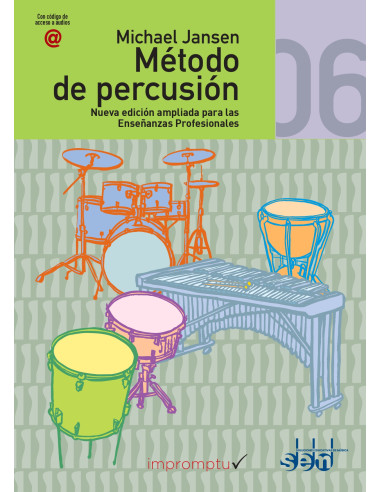 JANSEN M. - METODO DE PERCUSION V.6 (2º GRADO MEDIO) +AUDIO LINE