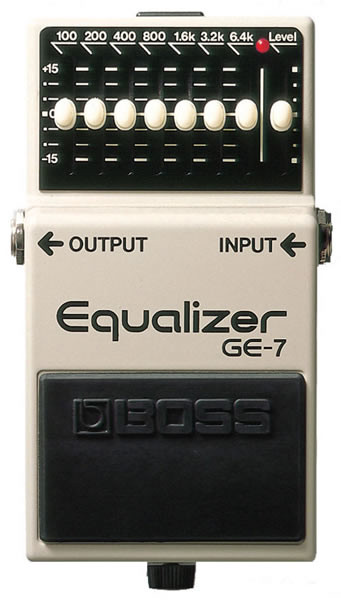 PEDAL ECUALIZADOR GUIT/BAJO/TECLADO - BOSS GE-7