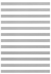 CUADERNILLO - APAISADO 12 PAUTAS ARMONIA -